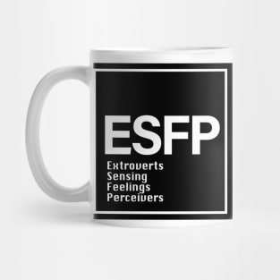 ESFP MBTI, 16 Personalities , black Mug